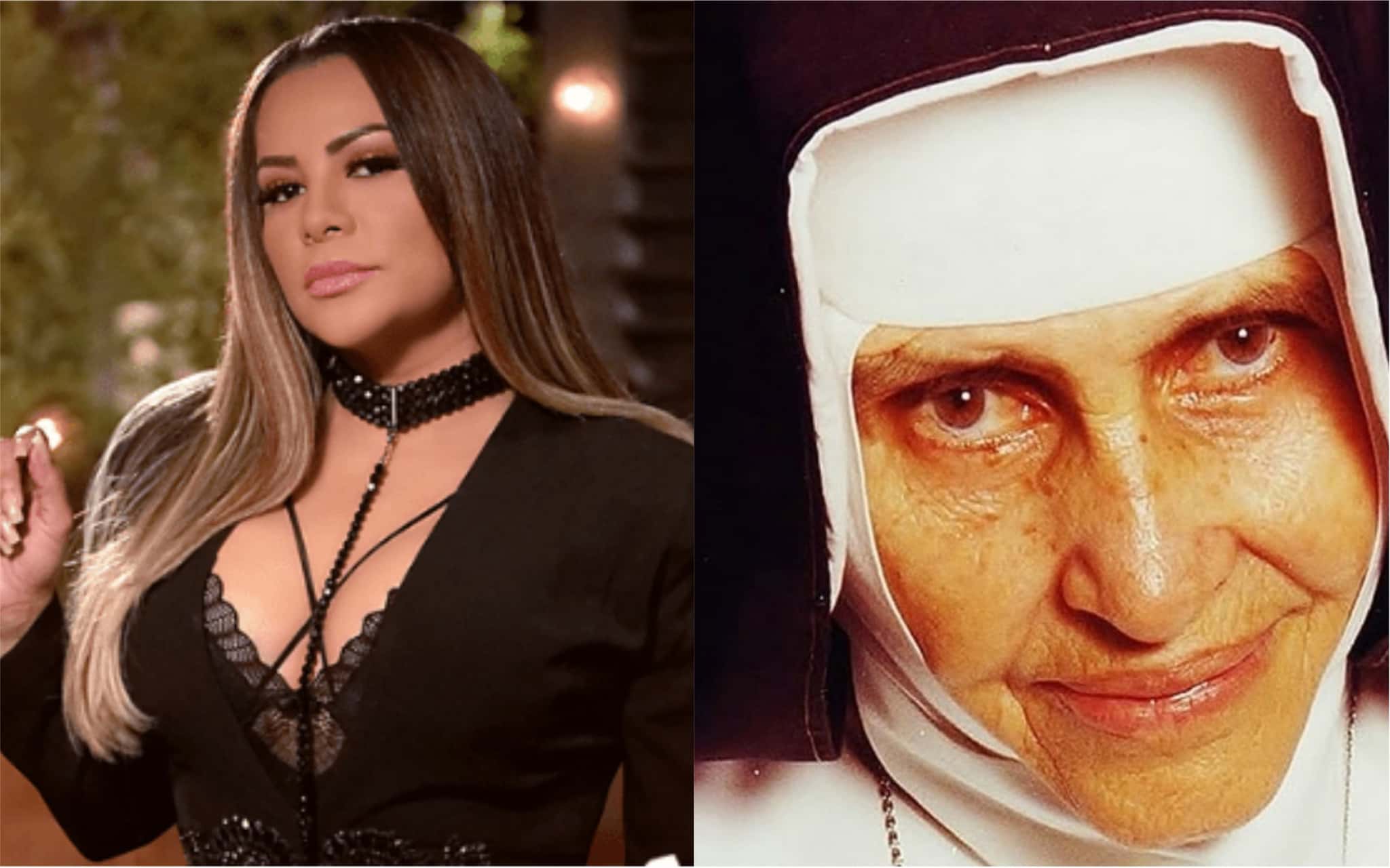 Márcia Fellipe criticou Canonização da Irmã Dulce e foi detonada (Foto: Divulgação / Montagem / TV Foco)