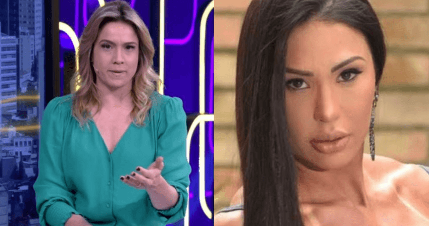 Gracyanne se revolta com Fernanda Gentil (Foto: Reprodução)