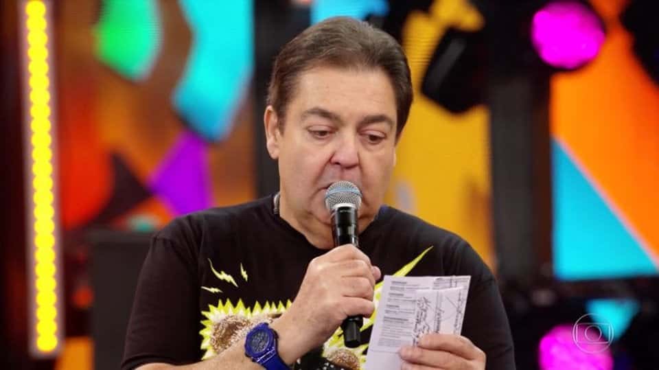 Faustão durante o dominical (Imagem: Reprodução)