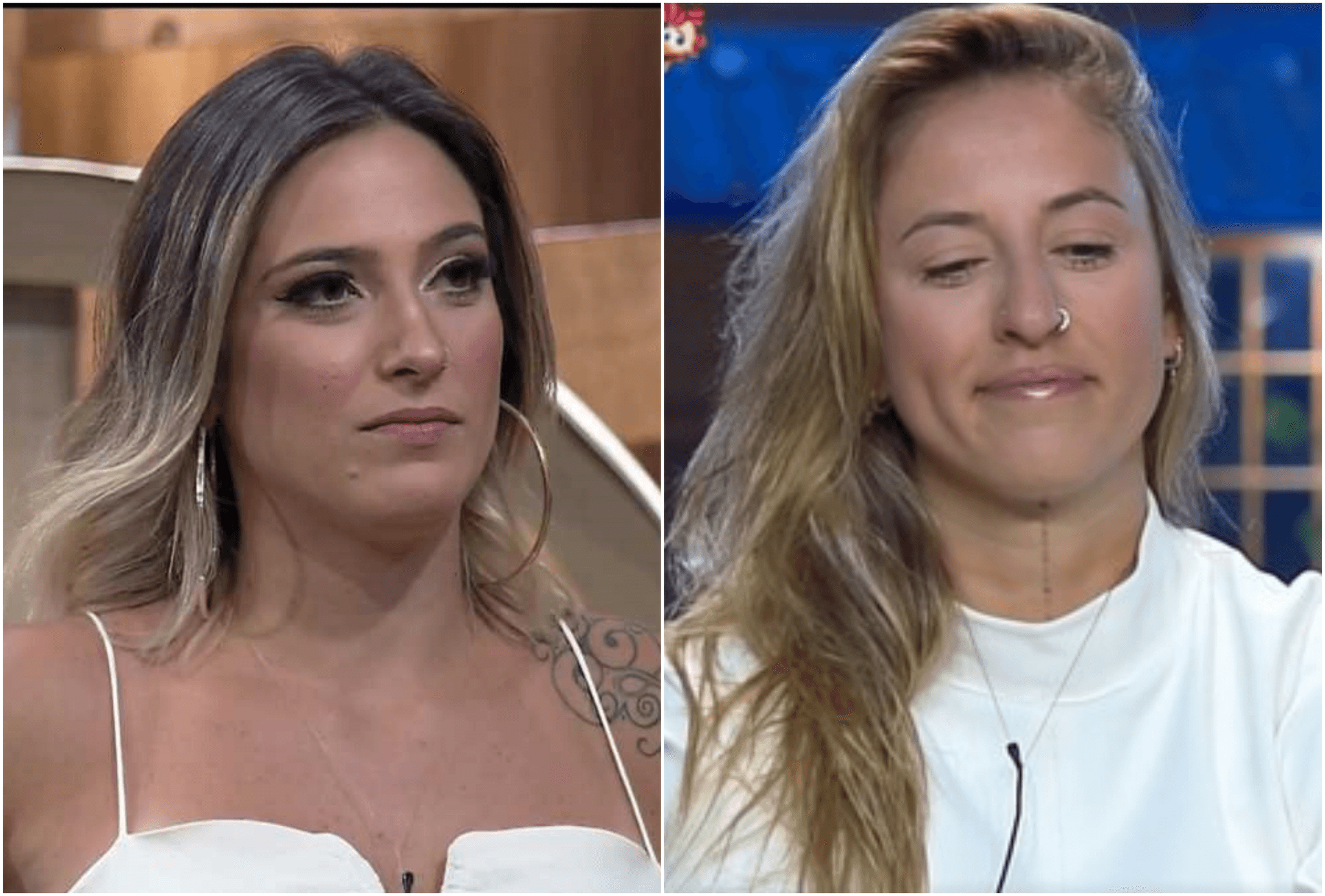 Treta em A Fazenda da Record, Tati Dias comemora saída de Bifão e causa revolta (Foto: Montagem TV Foco)