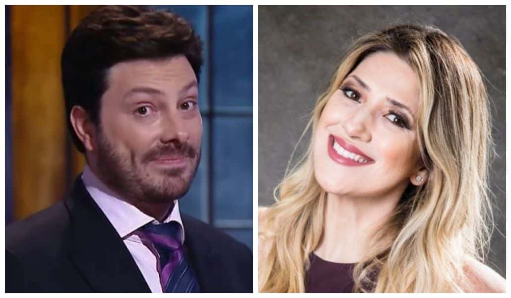 Danilo Gentilli e Dani Calabresa surgiram juntos e fãs já especularam a possibilidade de um novo casal no pedaço. Os dois foram estavam aproveitando a sexta juntos e mostraram intimidade (Foto: Reprodução)