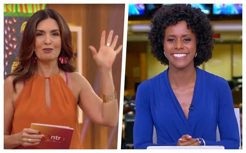Fátima Bernardes promoveu encontro entre Maju Coutinho e uma admiradora - Reprodução