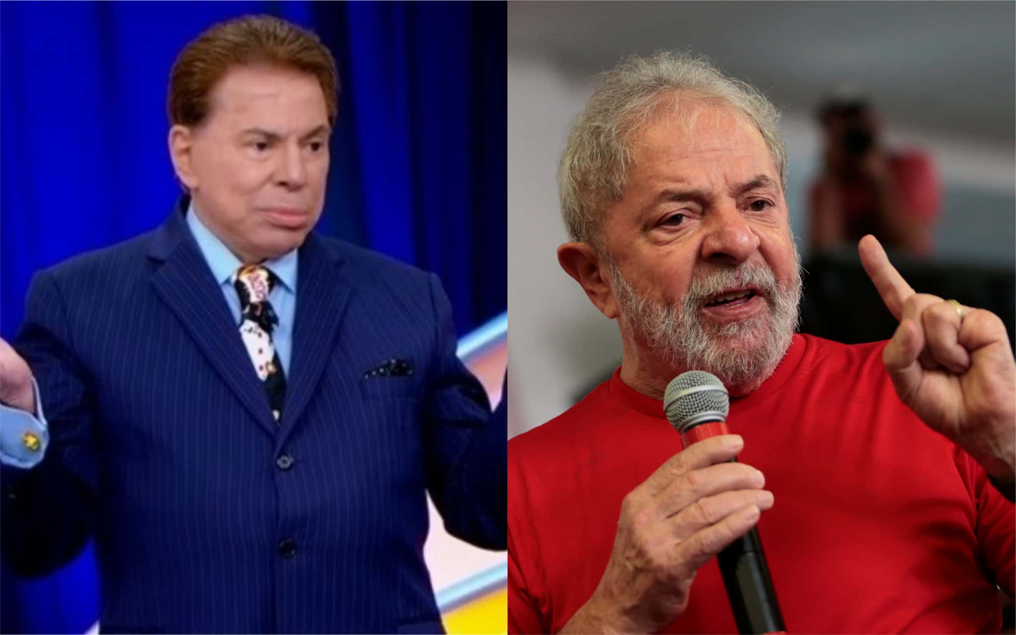 Silvio Santos foi acusado de racismo e sobrou até pra Lula (Foto: Divulgação / Montagem/ TV Foco)