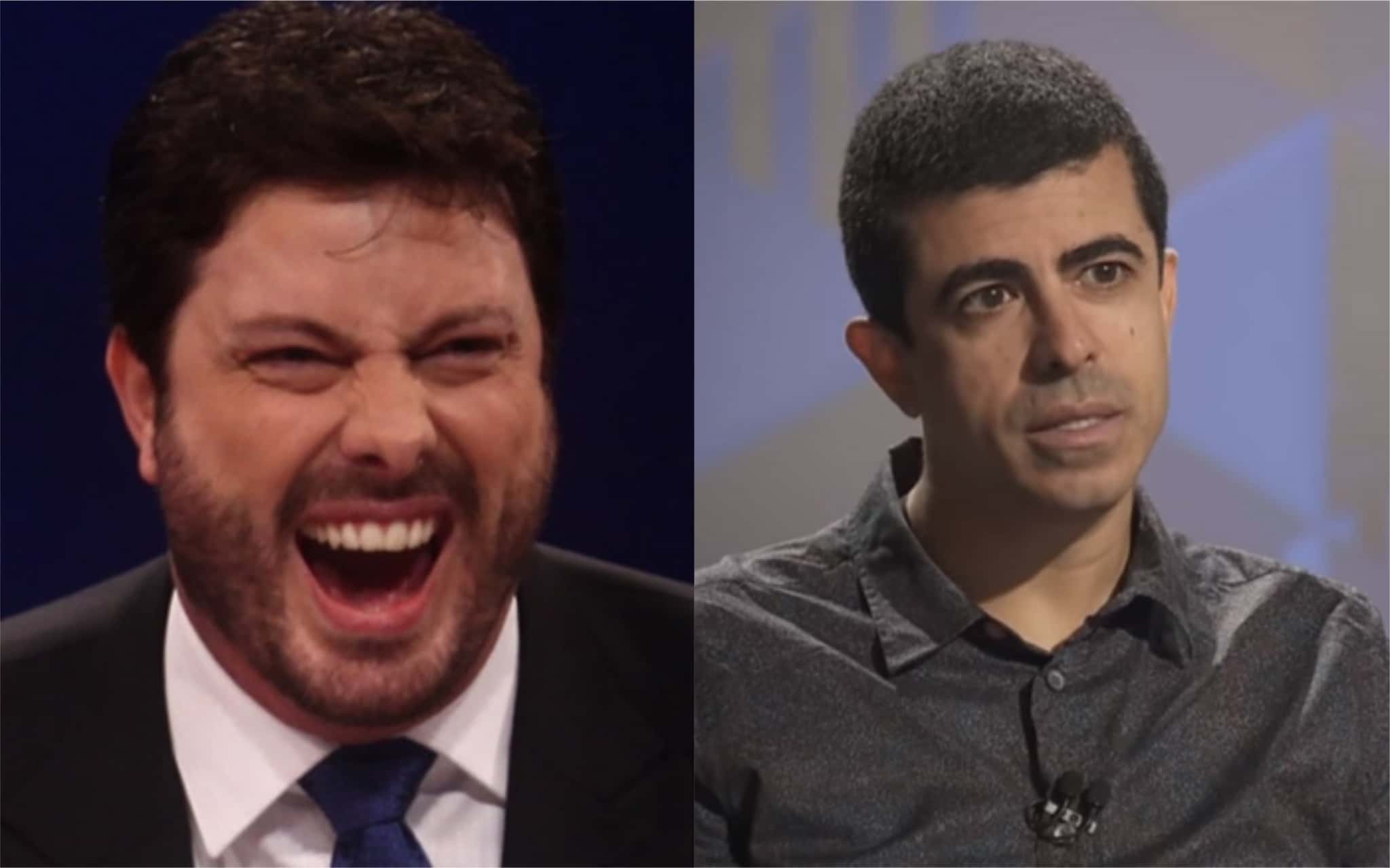 Danilo Gentili atacou Marcius Melhem após denúncias de assédio moral (Foto: Divulgação / Montagem / TV Foco)