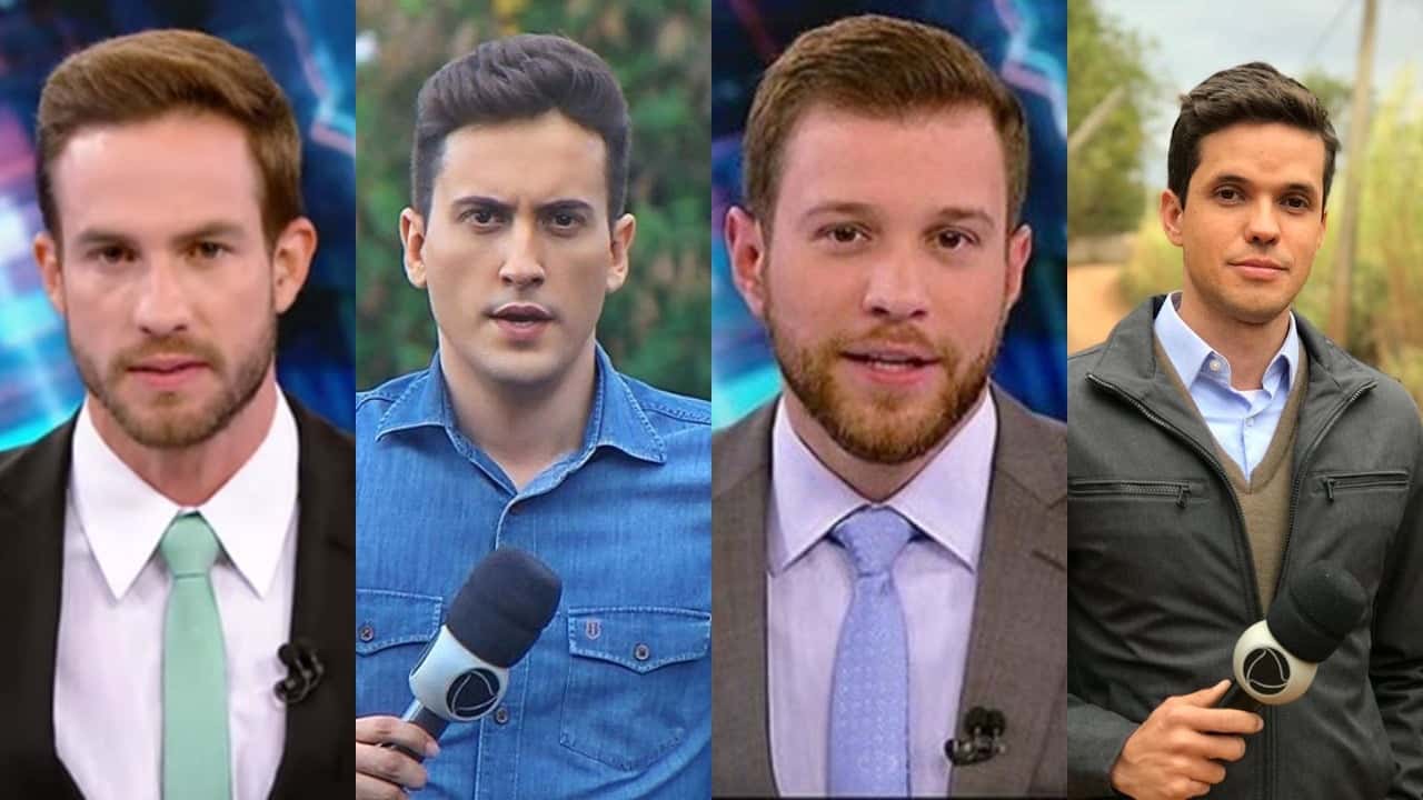 Daniel Adjuto, Tarcis Duarte, Cassius Zeilmann e Leonardo Lara (Foto: Reprodução/SBT/Instagram/Montagem TV Foco)