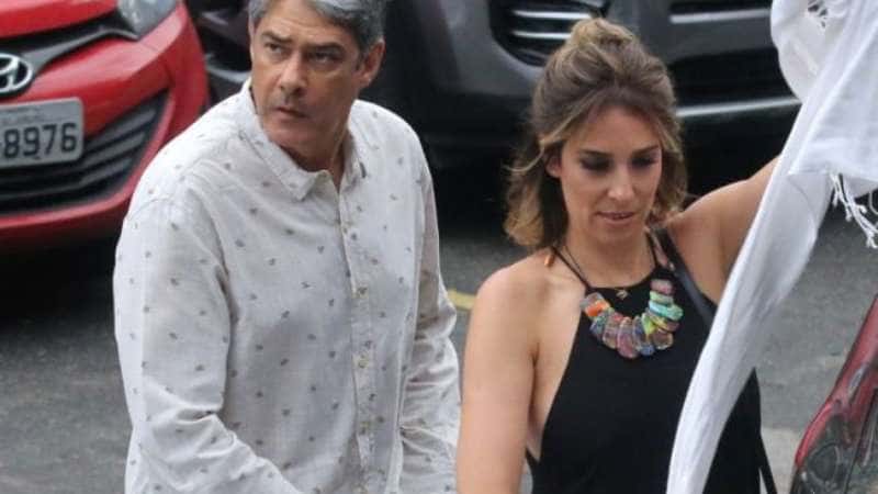 William Bonner e Natasha Dantas (Foto: Wallace Barbosa e Daniel Pinheiro/AgNews)