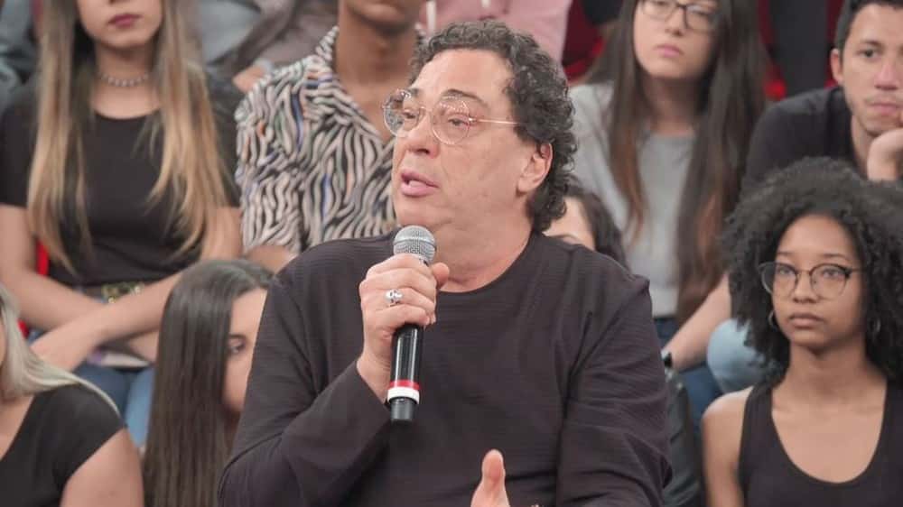 Casagrande falou com emoção de sua dependência química (Foto: Globo)
