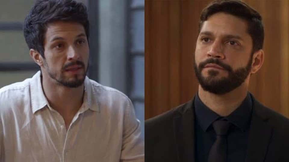 Marcos cai em armadilha preparada por Diogo e acaba preso (Montagem: TV Foco)