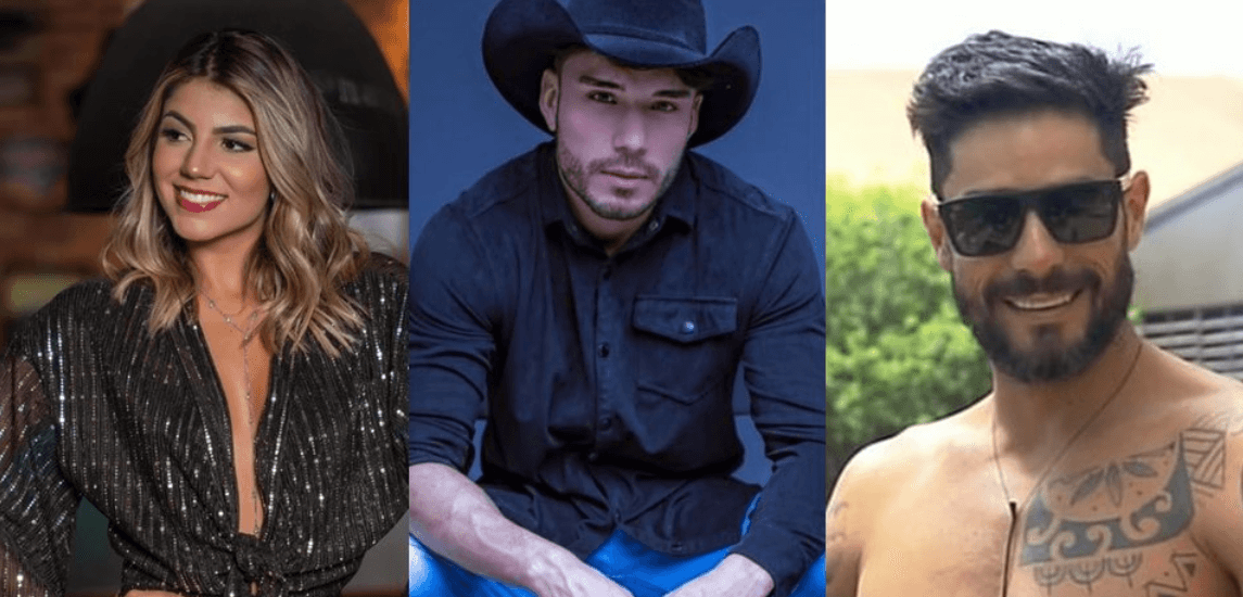 Hariany, Lucas e Diego já foram expulsos de realities (Foto: Reprodução)
