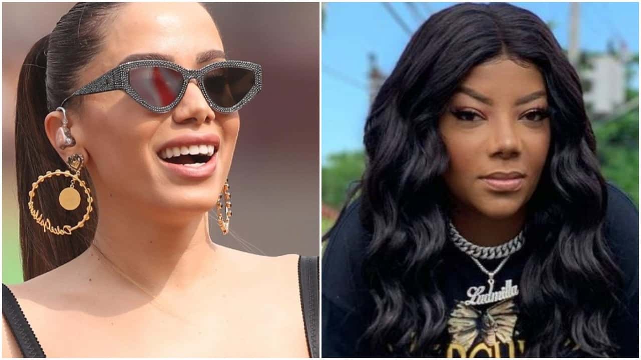 Anitta e Ludmilla estão em histórias de participante do BBB20 (Foto: Reprodução/Montagem TV Foco)