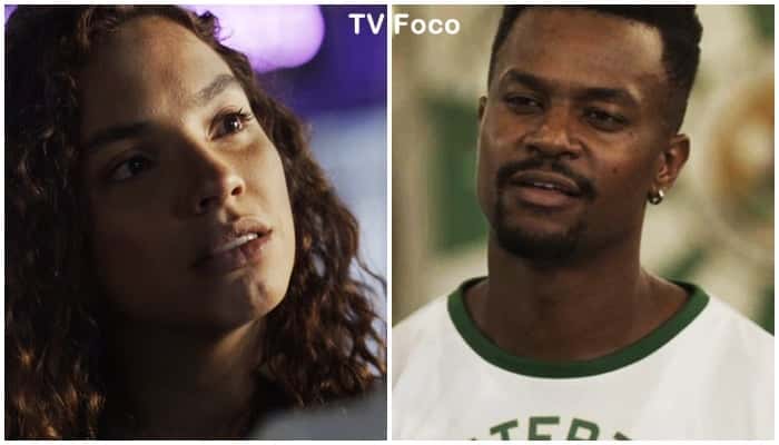 Francisca e Ramon na novela Bom Sucesso (Foto: Montagem/TV Foco)