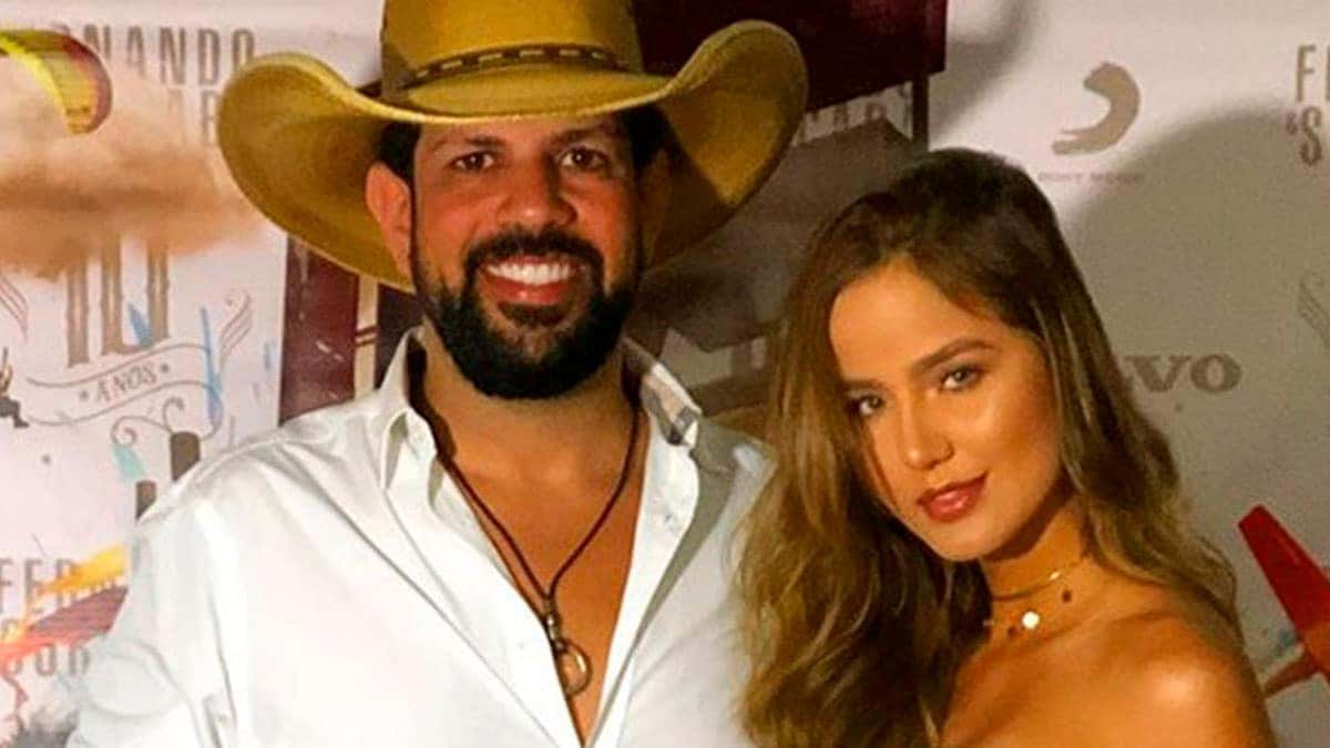 Sorocaba e sua atual esposa, a modelo Biah Rodrigues (Foto: Divulgação)