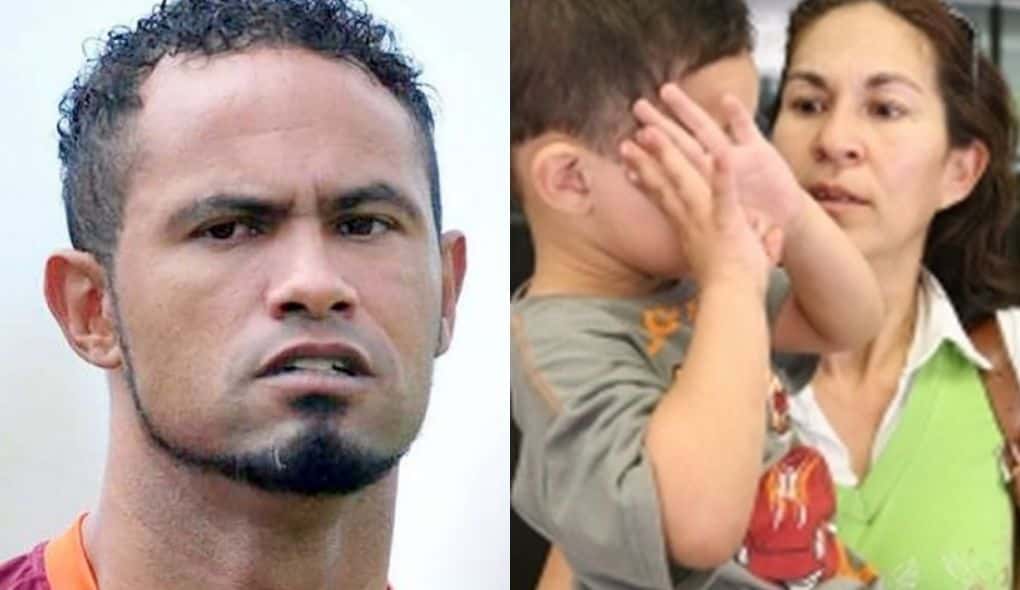 Goleiro Bruno pode chegar perto do filho após tentar matá-lo (Foto: Montagem/TV Foco)