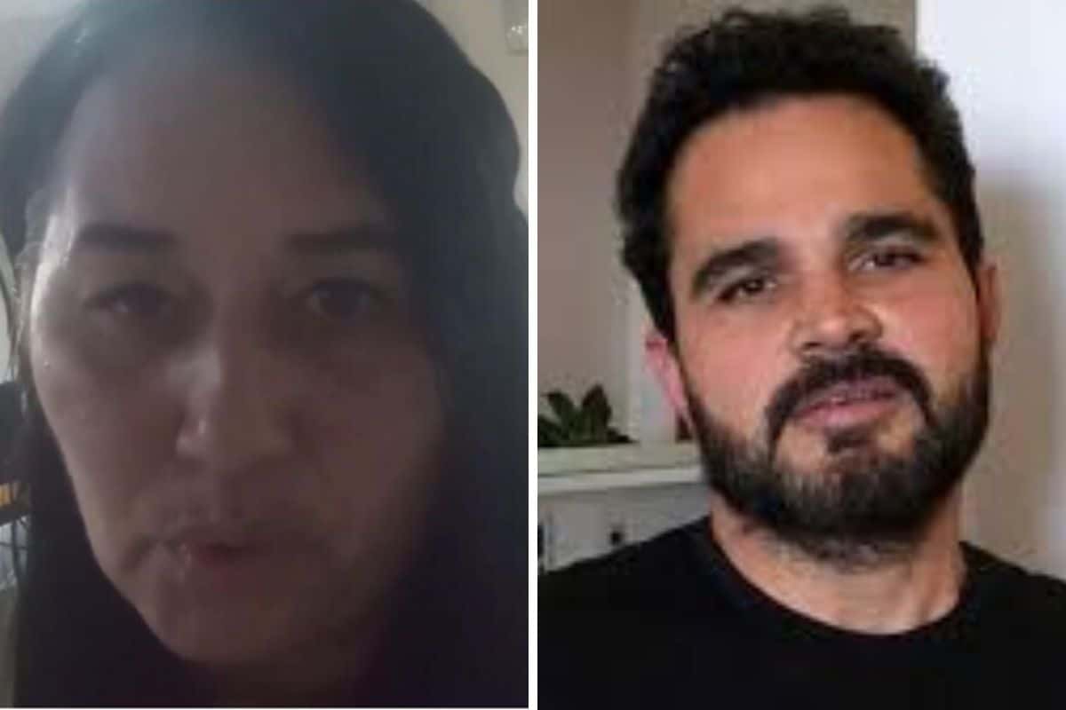 A ex-esposa de Luciano Camargo, Cleo Loyola, voltou a chamá-lo de gay - Monatagem: TV foco