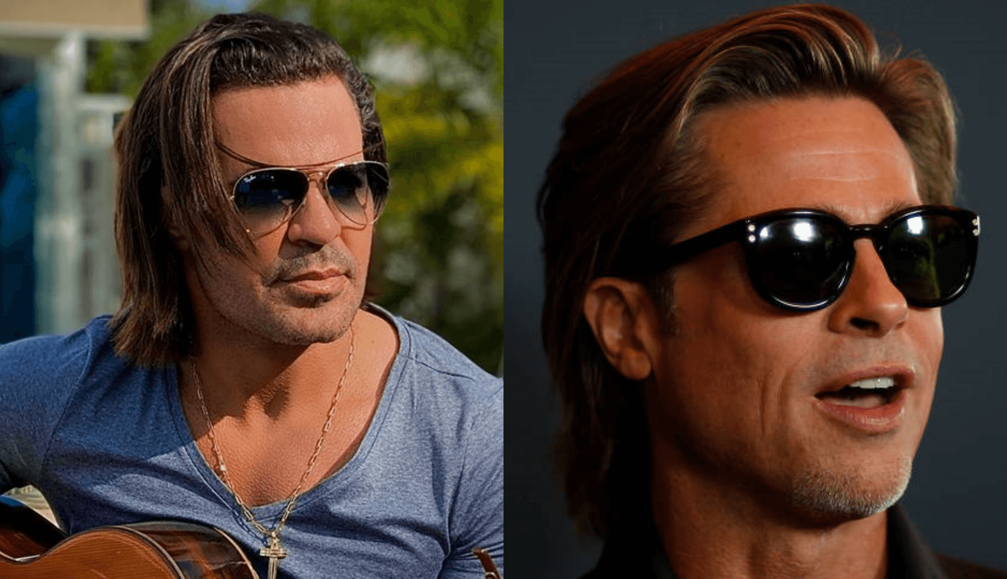 Eduardo Costa e Brad Pitt