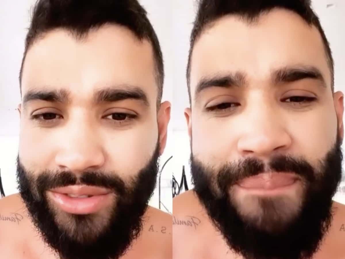 Gusttavo Lima foi alvo de críticas nas redes sociais. Foto: Reprodução