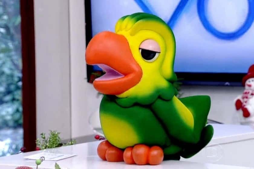 Louro José é interpretado por Tom Veiga e está com Ana Maria Braga desde quando a apresentadora era da Record, em 1997 (Foto: Reprodução / TV Globo)