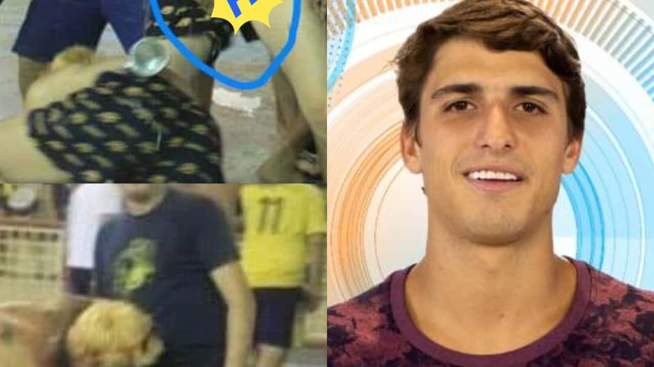 Felipe teve imagens ousadas divulgadas (Foto: Reprodução/Erlan Bastos)