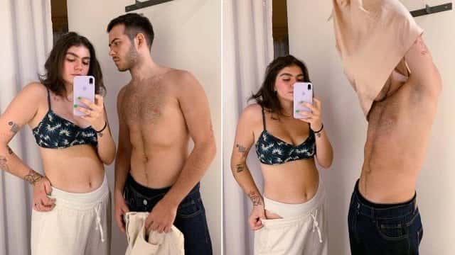 Antonio Benício e sua namorada Sophia (Imagem: Instagram)
