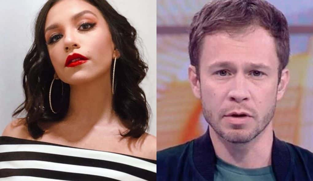 Priscila Alcantara e Tiago Leifert (Foto: Montagem/TV Foco)