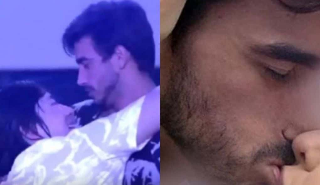 Pyong ficou animado com beijo entre Guilherme e Gabi (Foto: Montagem/TV Foco)