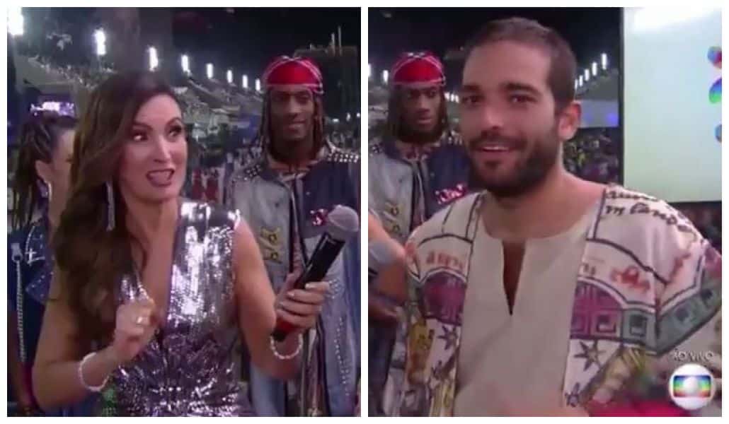 Fátima Bernardes está ausente do Encontro, porque está cobrindo o Carnaval da Globo
