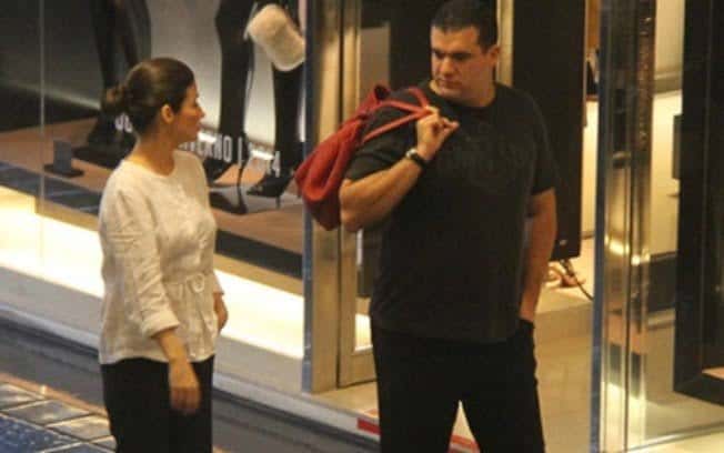 Renata Vasconcellos e seu marido, o diretor Miguel Athayde (foto: AgNews)