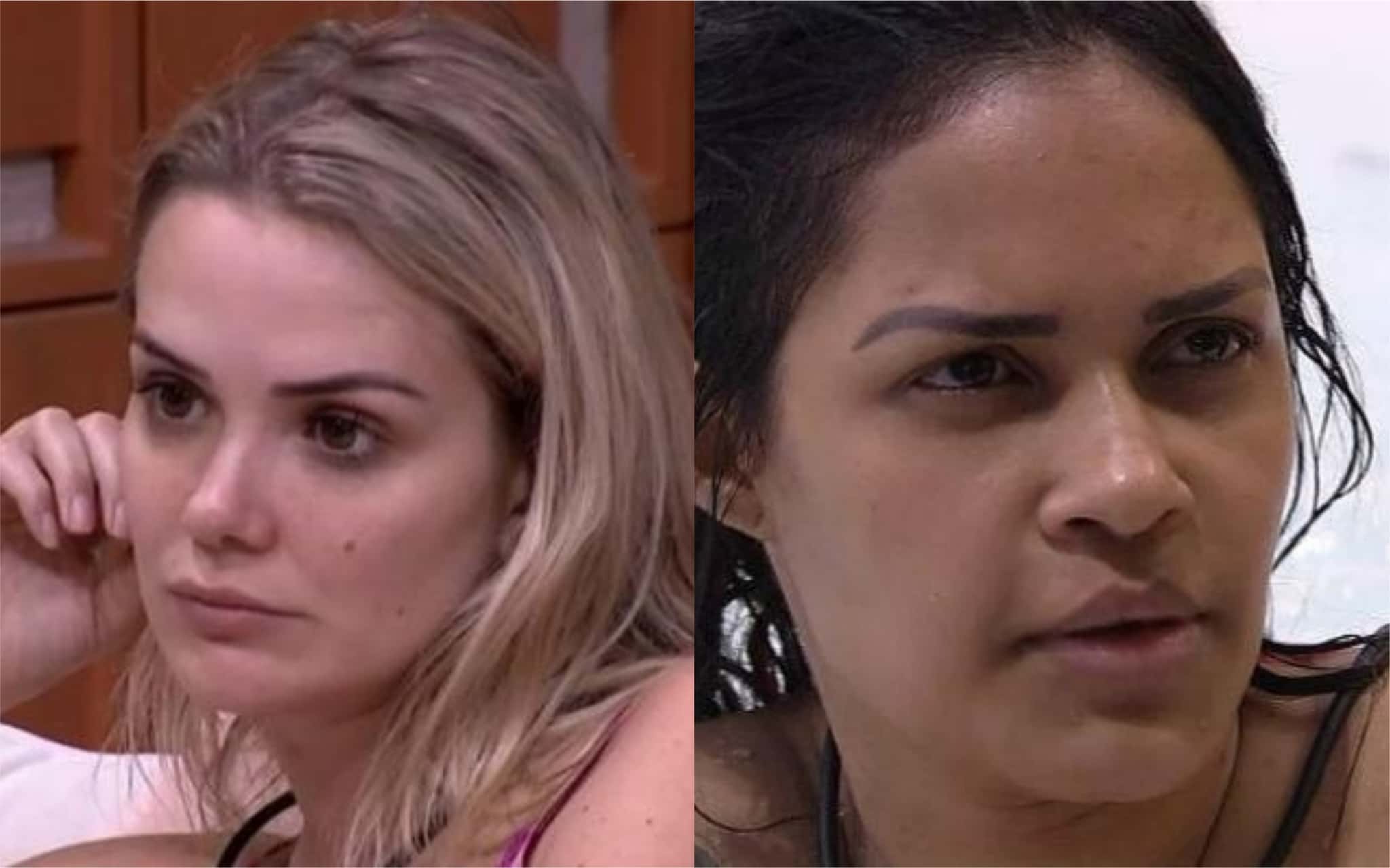 Marcela e Flayslane no BBB20 (Foto: Divulgação)