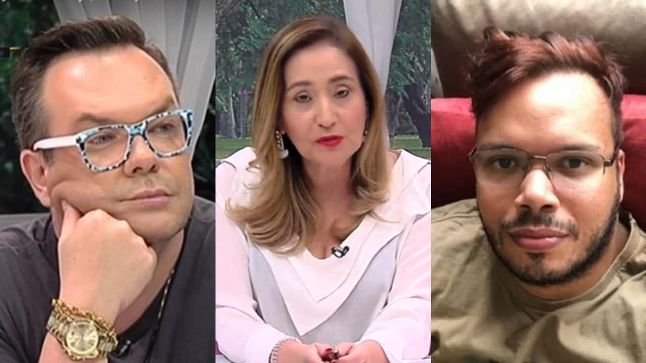 Felipeh Campos, Sonia Abrão e Guilherme Beraldo (Foto: Reprodução/RedeTV!/Instagram/Montagem TV Foco)