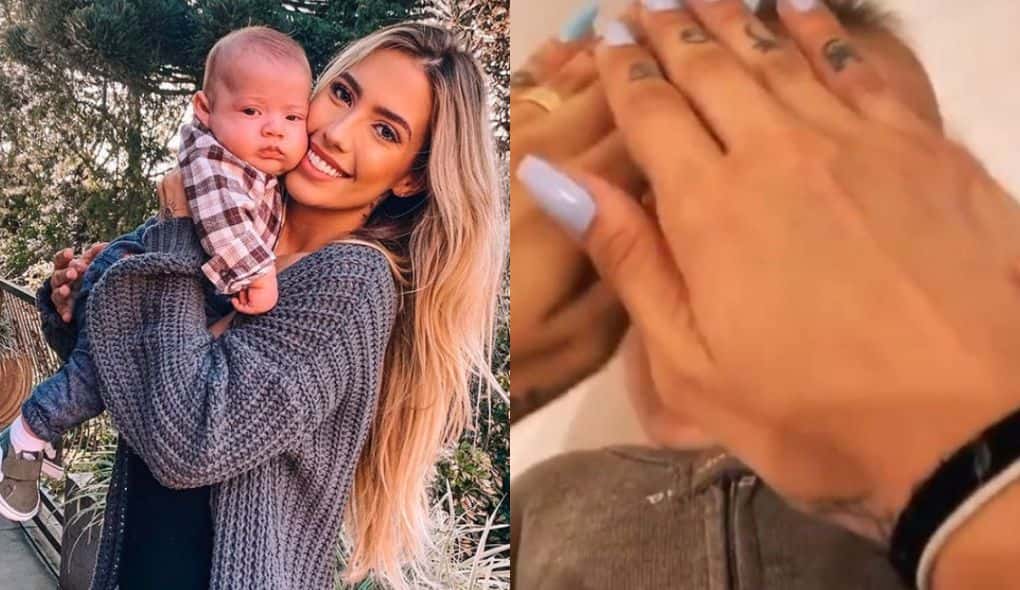 Gabi Brandt se envolve em nova polêmica com o filho Davi (Foto: Montagem)