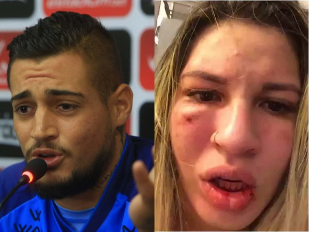 Após ser espancada por ex-goleiro do São Paulo, Jean na frente das filhas, a famosa digital influencer Milena Bemfica voltou a falar sobre situação traumática após descobrir amante (Foto: Reprodução/Montagem TV Foco)