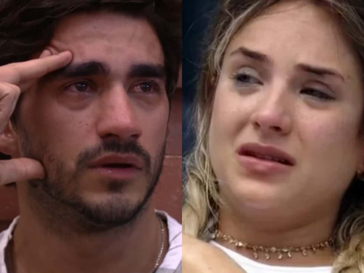 Após a briga para lá de polêmica entre o primeiro casal do Big Brother Brasil, Guilherme ouve conversa de Gabi e vai atrás de participante do BBB20, da Globo para resolveu confusão (Foto: reprodução/Montagem TV Foco)