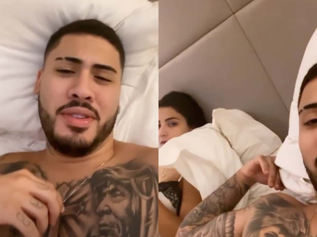 Kevinho é exposto por namorada (Foto: Montagem TV Foco)