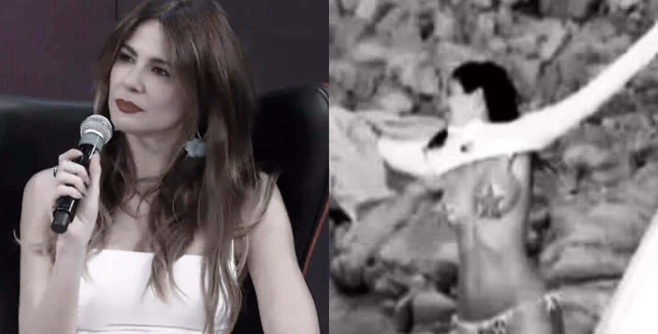 Esta, porém, não é a primeira imagem em que Luciana Gimenez aparece livre e com os seios à mostra (Foto: Reprodução)