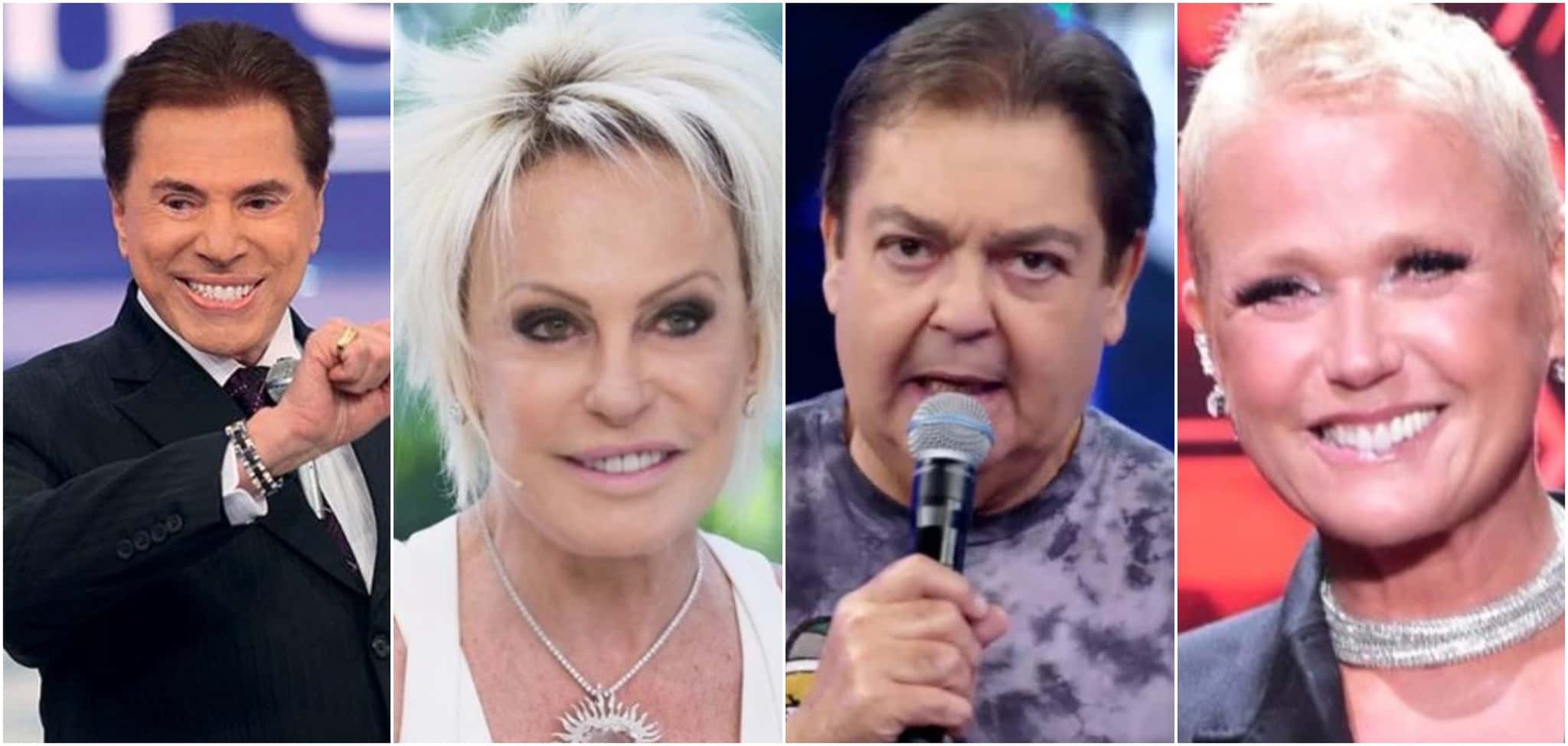 Silvio Santos, Ana Maria Braga, Faustão e Xuxa detêm verdadeiras fortunas (Reprodução)