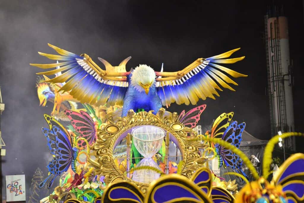 Águia de Ouro foi a escola campeã do grupo especial de São Paulo (Foto: Reprodução)