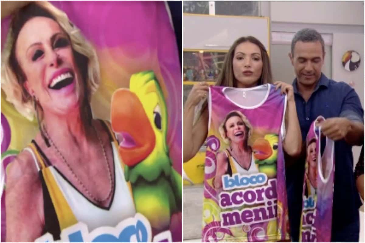 Produção do Mais Você lança bloco da Ana Maria Braga. Foto: ReproduçãoGlobo