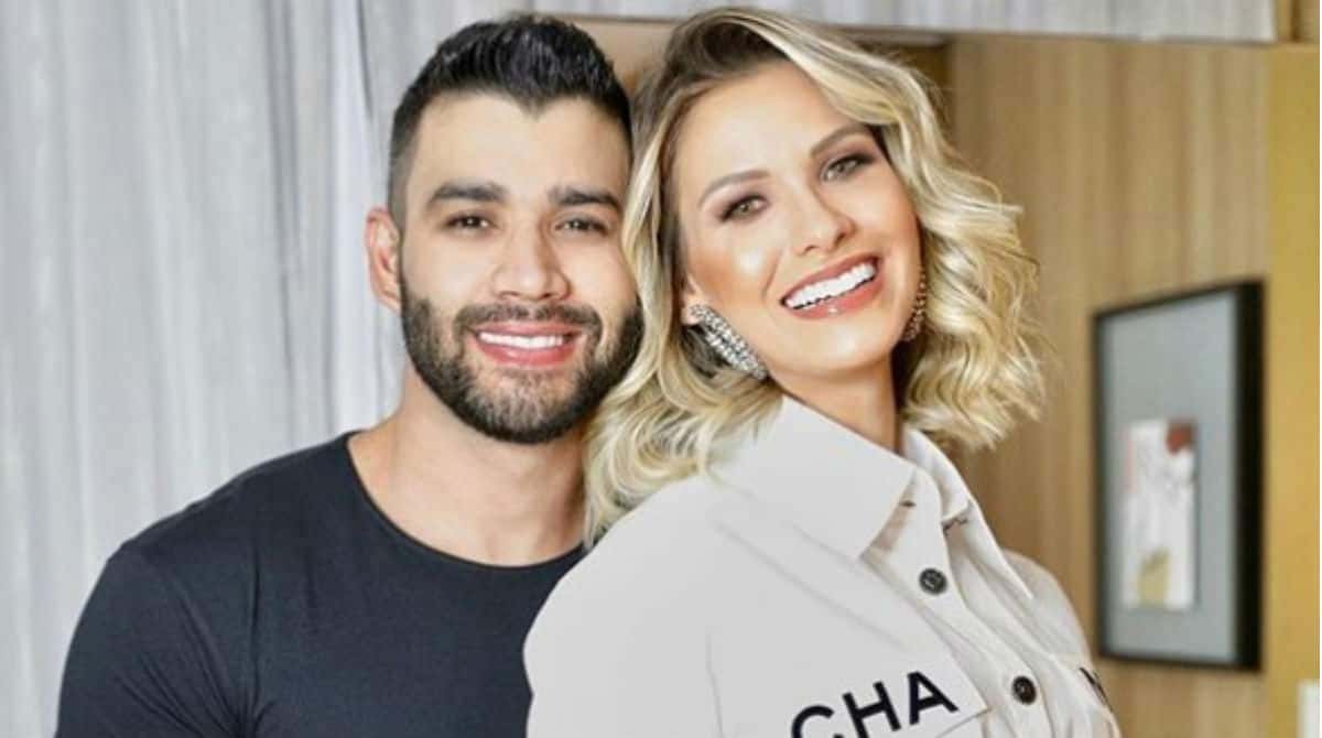 Gusttavo Lima e a esposa, Andressa Suita (Reprodução)
