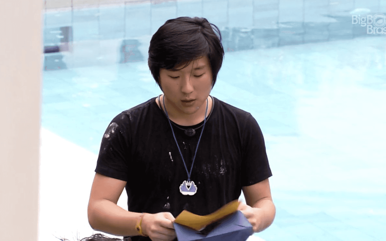 BBB20: Pyong Lee vence prova do anjo e poderá conhecer seu filho (Foto: reprodução/Globoplay)