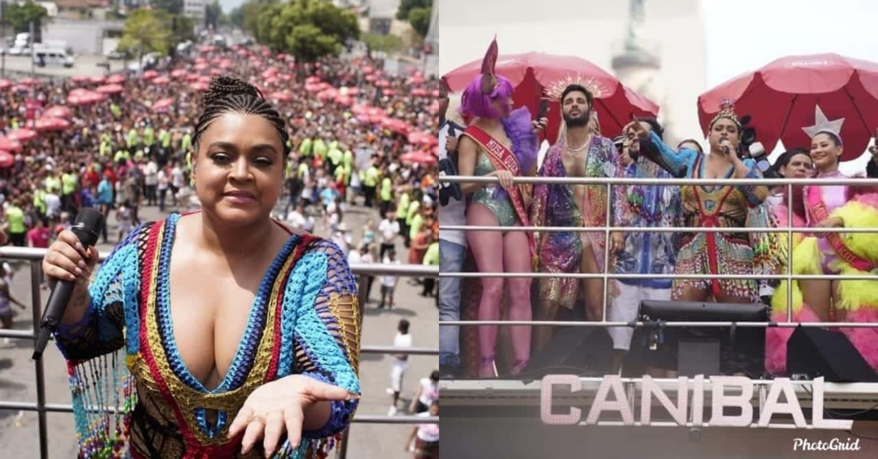 Bloco da Preta 2020, foi cenário de pedido de casamento nas ruas do Rio de Janeiro (Foto: Reprodução/Ricardo Borges/UOL)