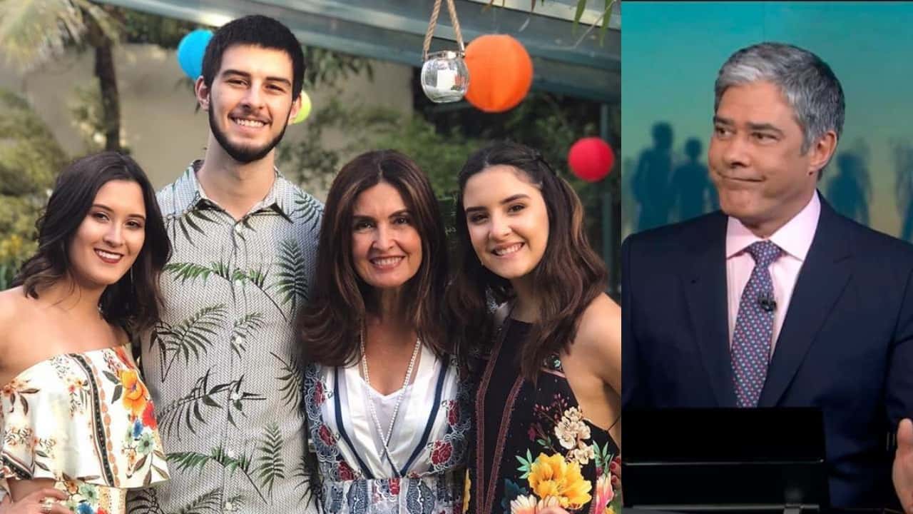 Fátima Bernardes entregou segredos dos filhos que teve com William Bonner (Foto: Reprodução/Instagram/TV Globo/Montagem TV Foco)