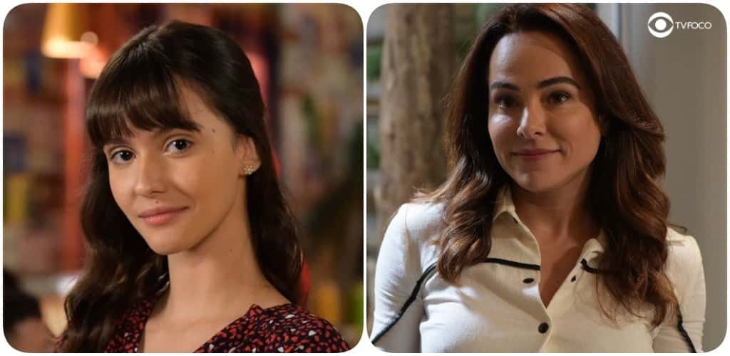 Cássia Linhares e Rafaela Sampaio em Gênesis (Foto: Montagem/TV Foco)