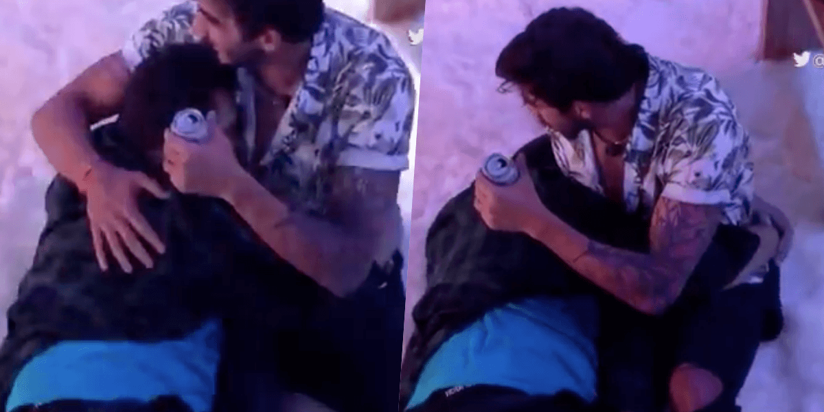 Guilherme do BBB20 ficou em apuros com investidas de Vitor Hugo durante festa (Foto montagem: TV Foco)