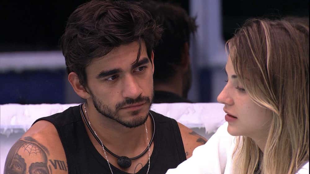 Guilherme e Gabi durante o BBB - Foto: Reprodução