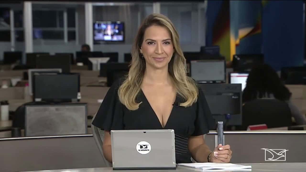 Janaína Bordalo apresentava o Bom Dia Mirante, no Maranhão (foto: reprodução/TV Globo)