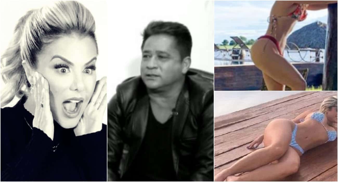 Poliana Rocha, esposa de Leonardo, causa alvoroço com fotos sensuais (Foto: Reprodução)