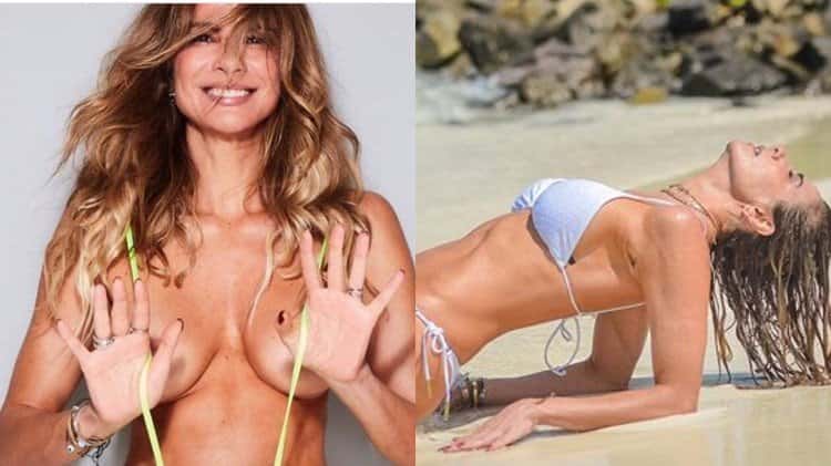 Luciana Gimenez exibe corpão em praia (Imagem: Instagram)