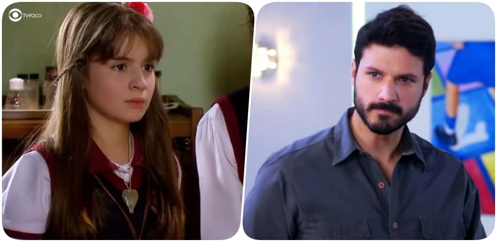 Poliana descobre segredo e Marcelo explode de raiva por ele em As Aventuras de Poliana (Foto: Montagem/TV Foco)