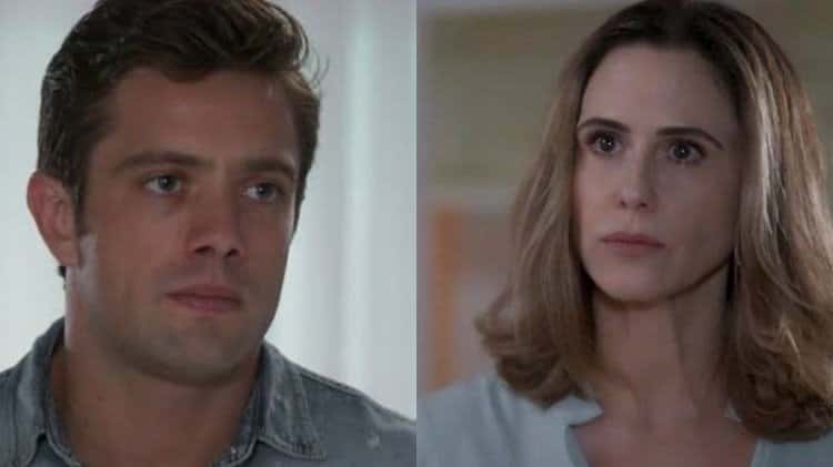 Em Salve-se Quem Puder Renzo tenta se livrar das garras de Dominique mas fica mais envolvido no crime (Montagem: TV Foco)