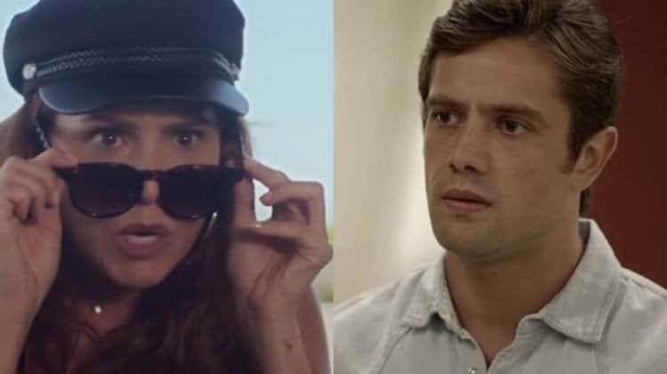 Em Salve-se Quem Puder, Alexia vai parar dentro do carro de Renzo (Montagem: TV Foco)